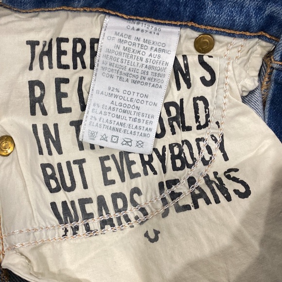 True Religion Halle Mid Rise Skinny jeans . Size 26 - Picture 7 of 7